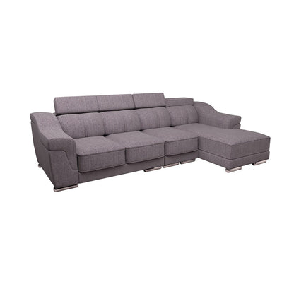 Lyla Fabric 3 Seater With Chaise Sofa