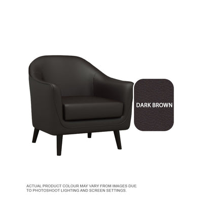 Ariana Faux Leather 1 Seater Sofa