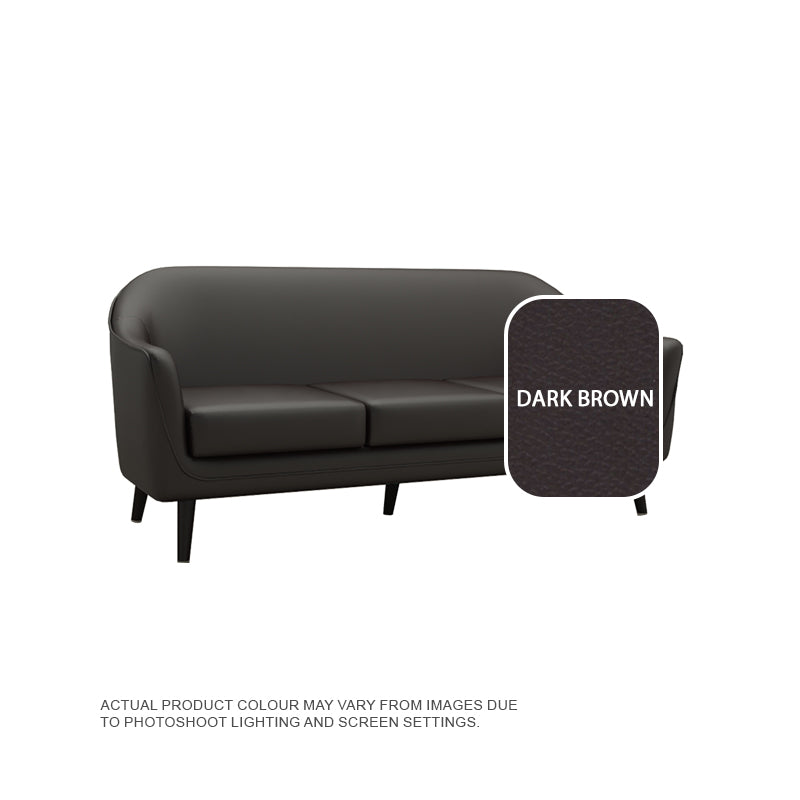 Ariana Faux Leather 3 Seater Sofa
