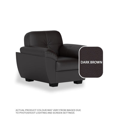 Ember Faux Leather 1 Seater Sofa