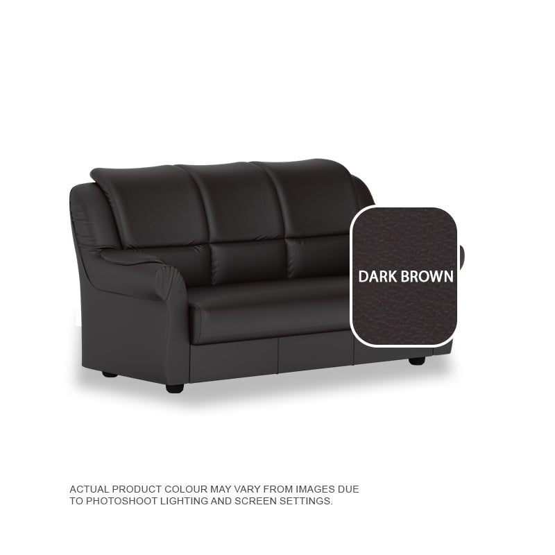 Hannah Faux leather 3 Seater Sofa