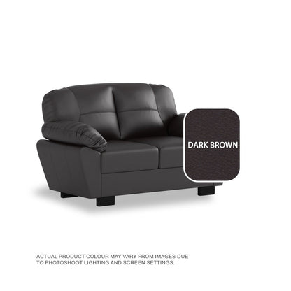 Adam Faux Leather 2 Seater Sofa