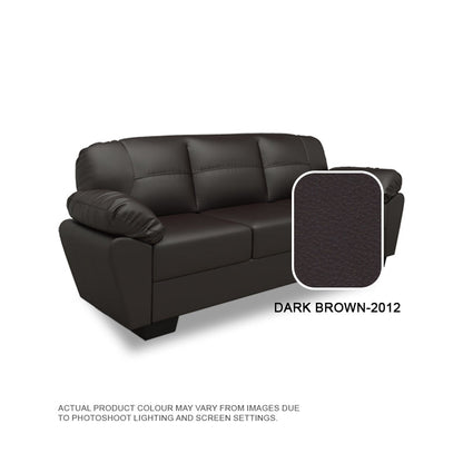 Adam Faux Leather 3 Seater Sofa