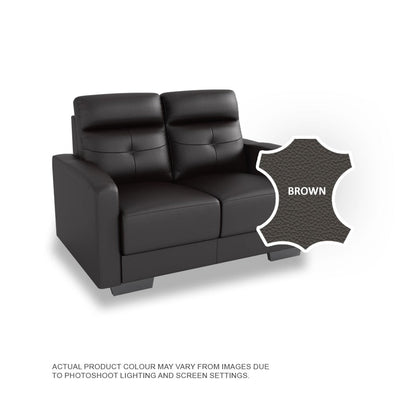 Kaylee Half Leather 2 Seater Sofa