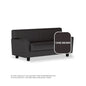 Blake Faux Leather 3 Seater Sofa