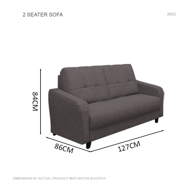 Rylee Fabric 2 Seater Sofa
