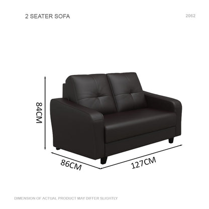 Rylee Faux leather 2 Seater Sofa