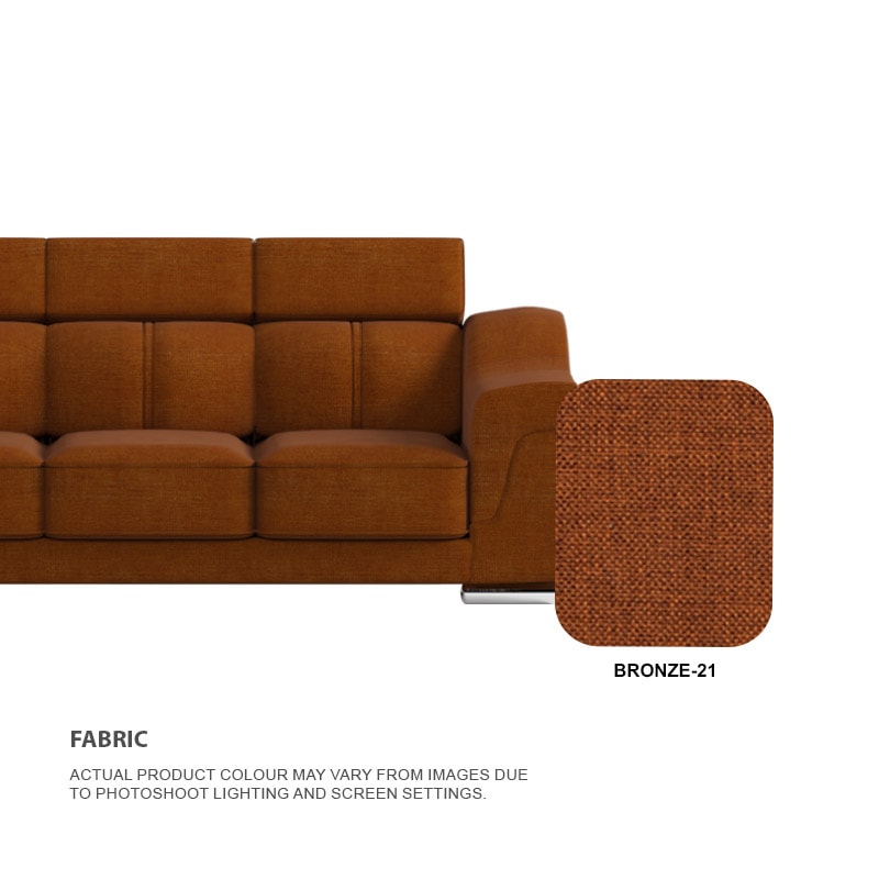 Lyla Fabric 2 Seater With Chaise Sofa