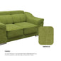 Lyla Fabric 1 Seater Sofa