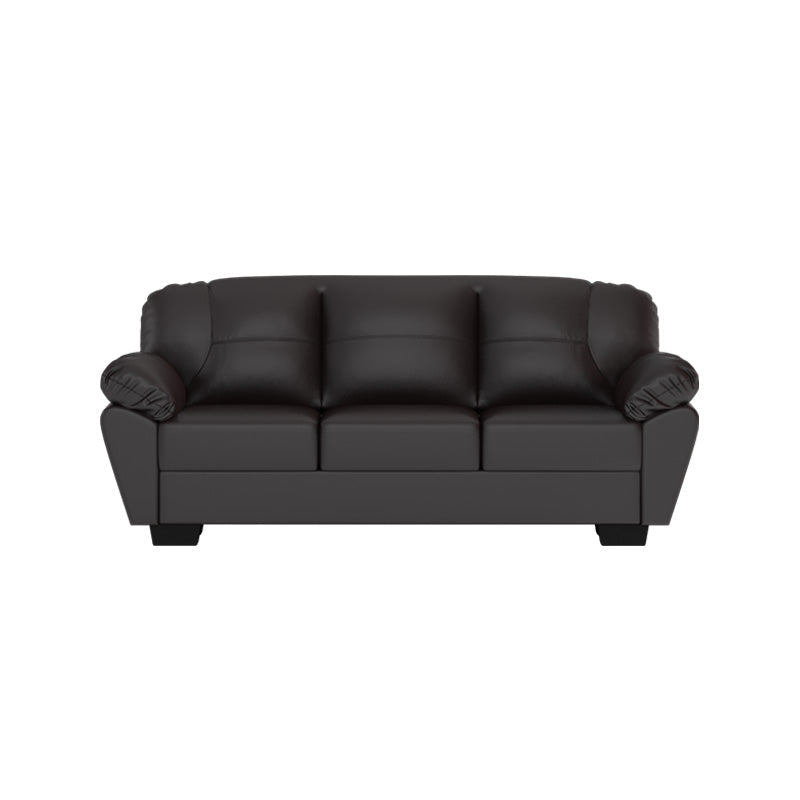 Adam Faux Leather 3 Seater Sofa