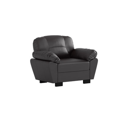 Adam Faux Leather 1 Seater Sofa