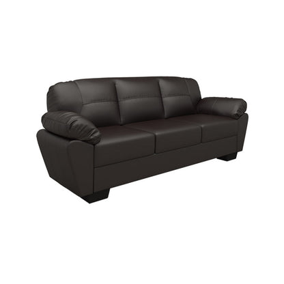 Adam Faux Leather 3 Seater Sofa