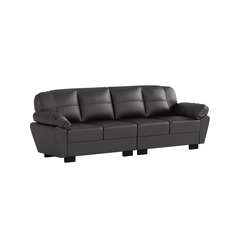Adam Faux Leather 4 Seater Sofa