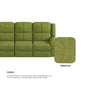 Alana Fabric 4 Seater Sofa