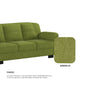 Adam Fabric 4 Seater Sofa