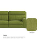 Clara Fabric 4 Seater Sofa