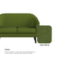 Ariana Fabric 2 Seater Sofa