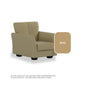 Lois Faux Leather 1 Seater Sofa