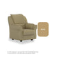 Hannah Faux leather 1 Seater Sofa