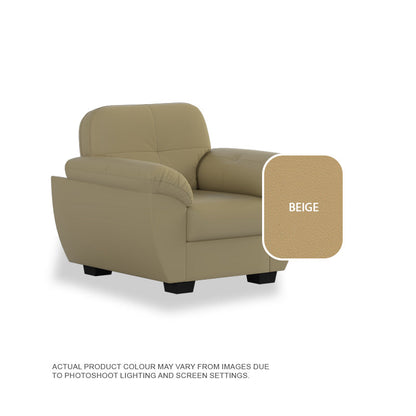 Ember Faux Leather 1 Seater Sofa