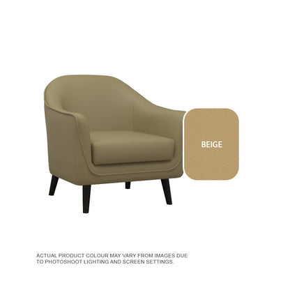 Ariana Faux Leather 1 Seater Sofa
