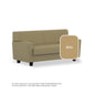 Blake Faux Leather 3 Seater Sofa