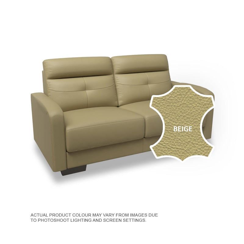 Kaylee Half Leather 3 Seater Sofa