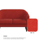 Ariana Fabric 2 Seater Sofa
