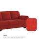 Adam Fabric 4 Seater Sofa
