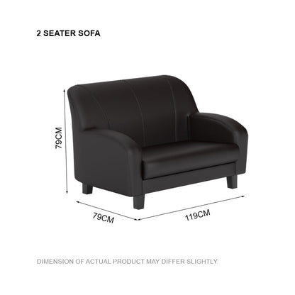 Ellie Faux Leather 2 Seater Sofa