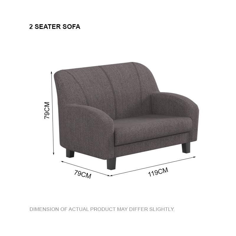 Ellie Fabric 2 Seater Sofa