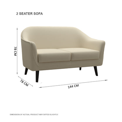 Ariana Faux Leather 2 Seater Sofa