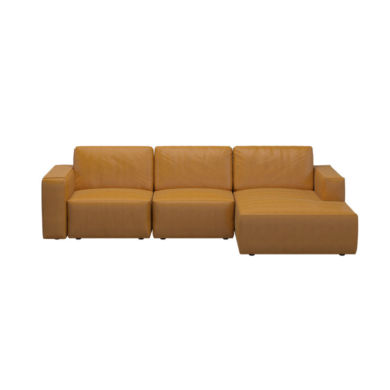 Jade Leathaire 2 Seater With Chaise Sofa