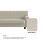 Blake Fabric 1 Seater Sofa