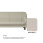 Ellie Fabric 2 Seater Sofa