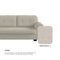 Ember Fabric 3 Seater Sofa