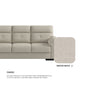 Henry Fabric 2 Seater Sofa