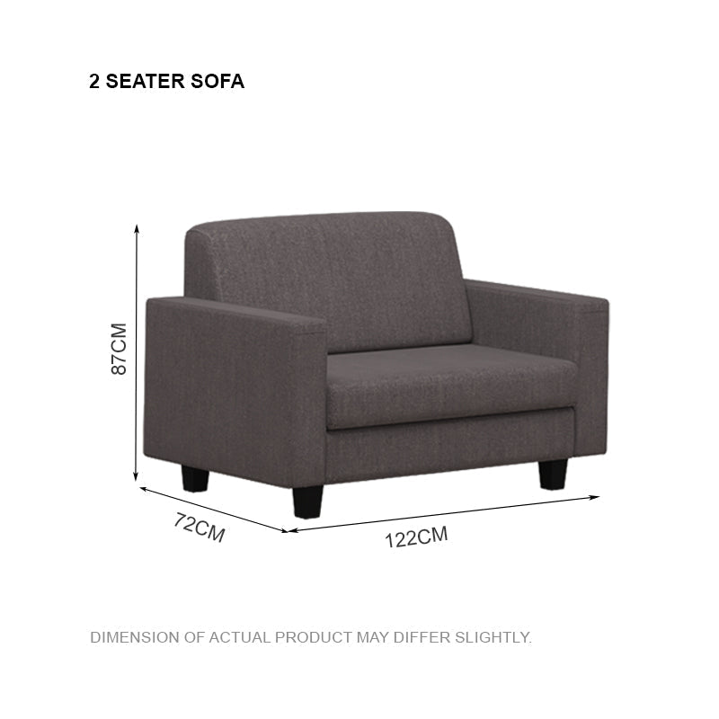 Khloe Fabric 2 Seater Sofa