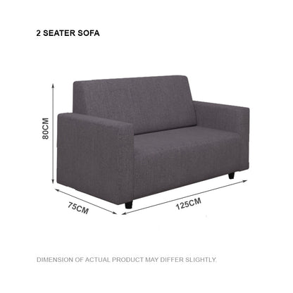 Luna Fabric 2 Seater Sofa