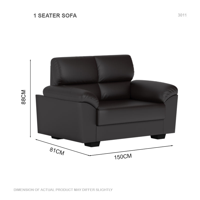 Londyn Faux Leather 2 Seater Sofa