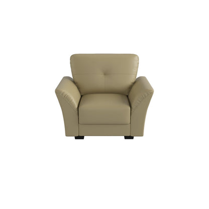 Laura Half Leather 1 Seater Sofa