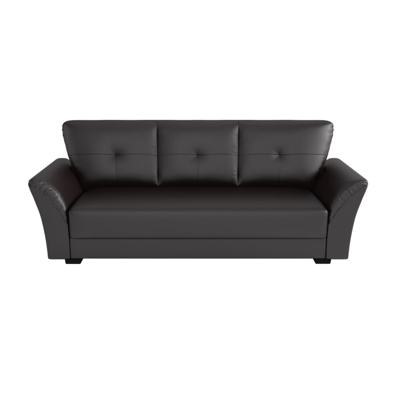 Laura Half Leather 3 Seater Sofa