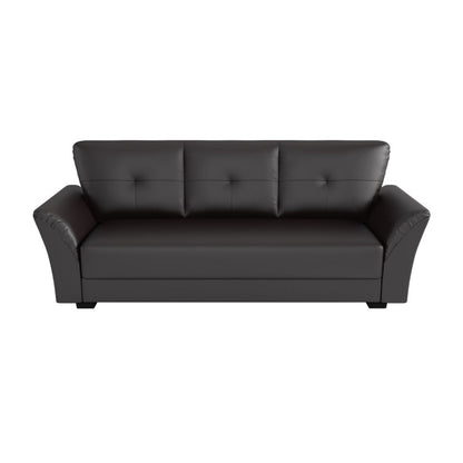 Laura Half Leather 3 Seater Sofa