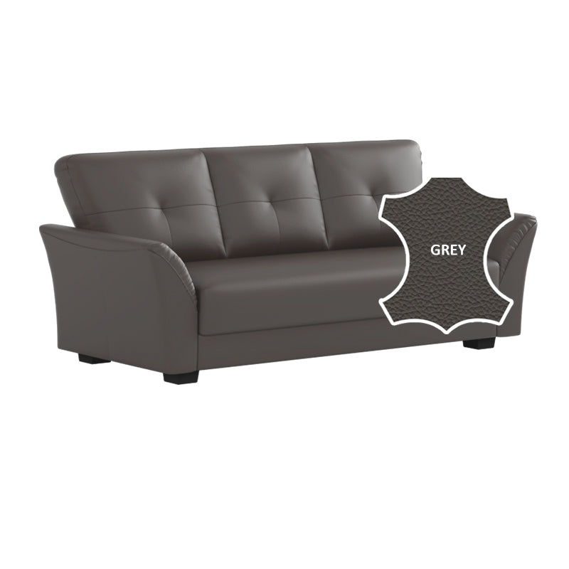 Laura Half Leather 3 Seater Sofa