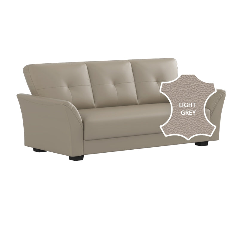 Laura Half Leather 3 Seater Sofa