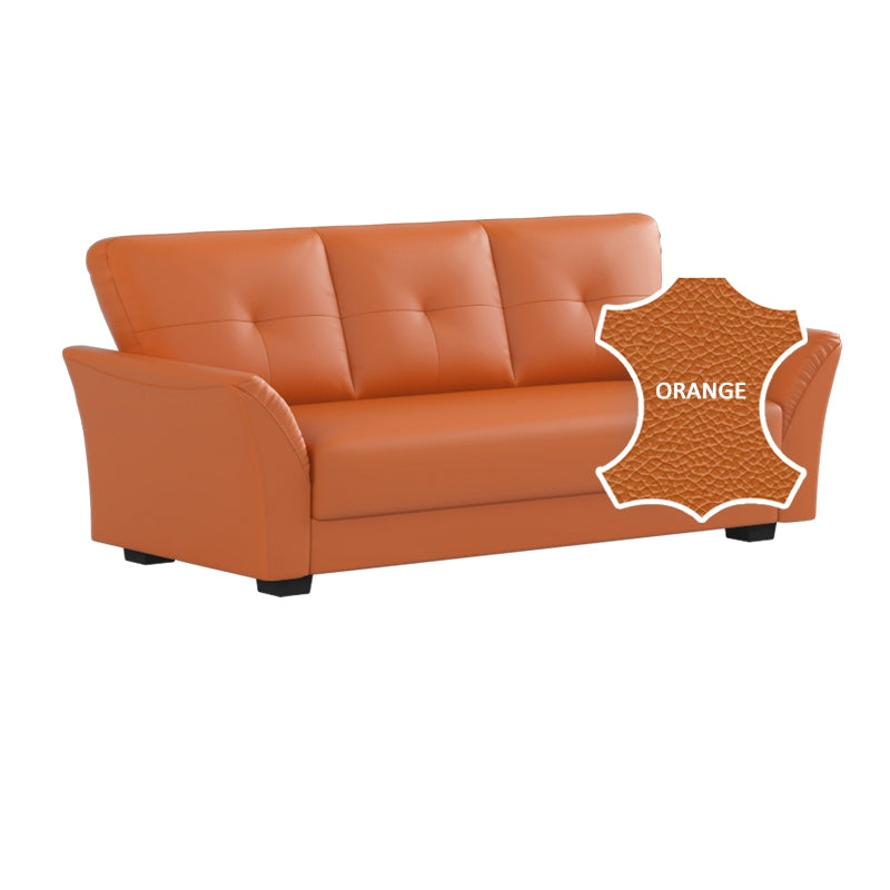 Laura Half Leather 3 Seater Sofa