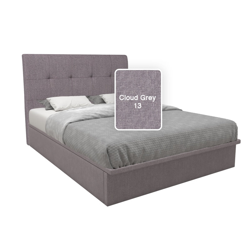 Alice Fabric Storage Bed 12 Inch