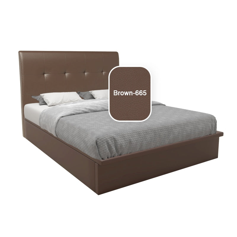 Alice Faux Leather Storage Bed 14 Inch