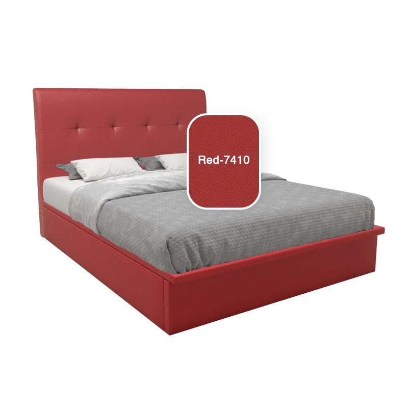 Alice Faux Leather Storage Bed 12 Inch