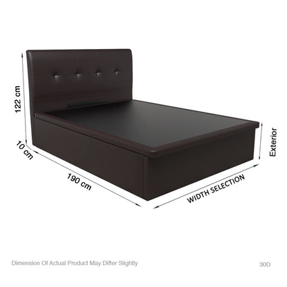 Alice Faux Leather Storage Bed Set With Hotel Classic Latex Pocketed Spring Mattress 13 Inch